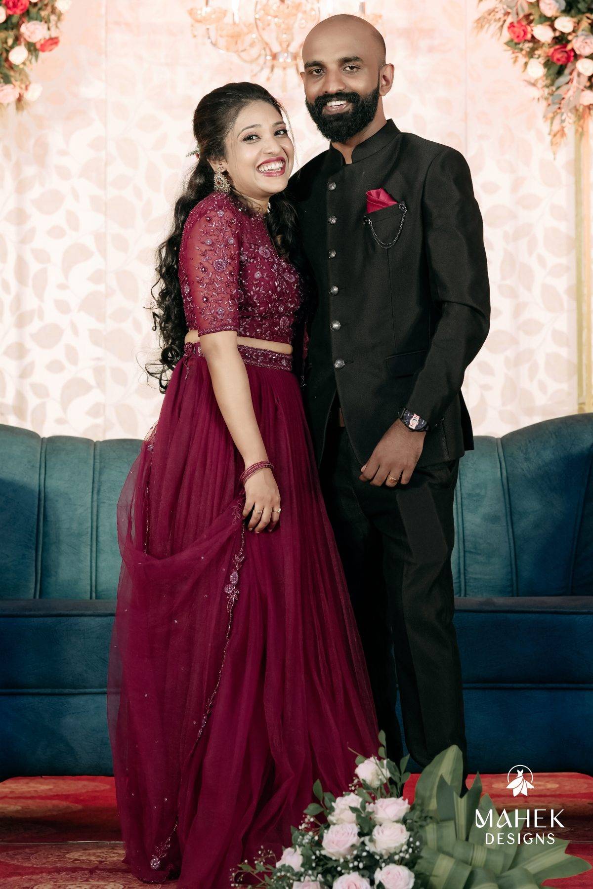 Purple Wine Lehenga