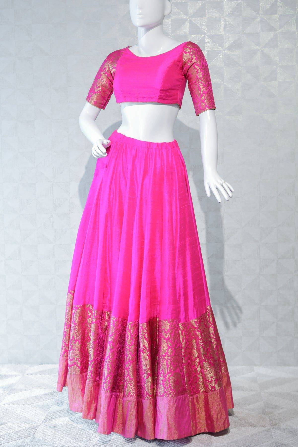 Rani Pink Color Lehenga