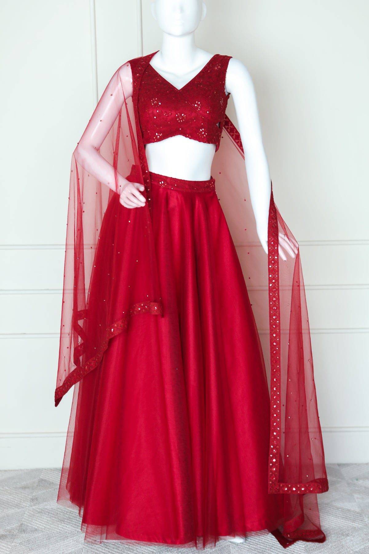 Red Lehanga