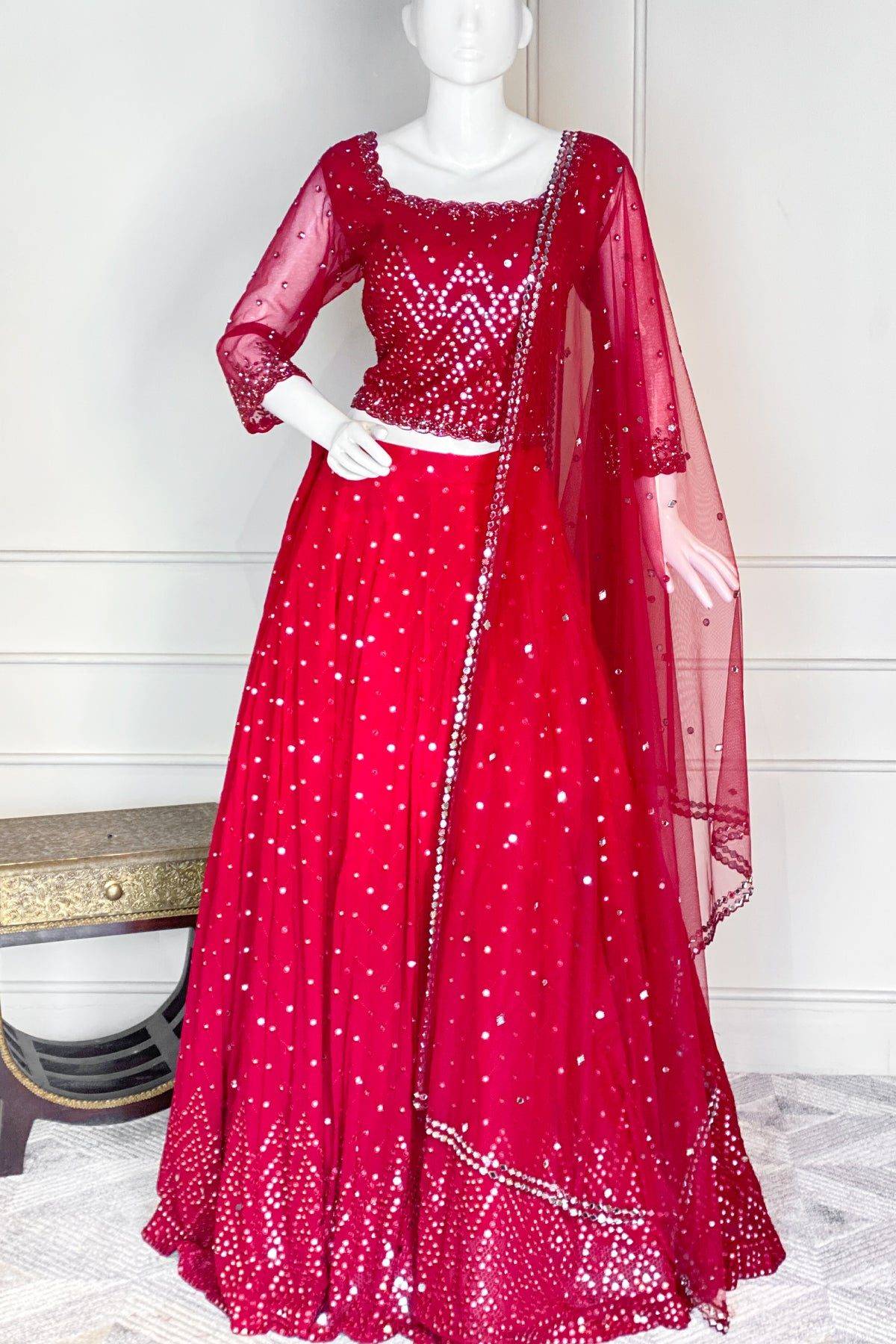 Red Lehenga
