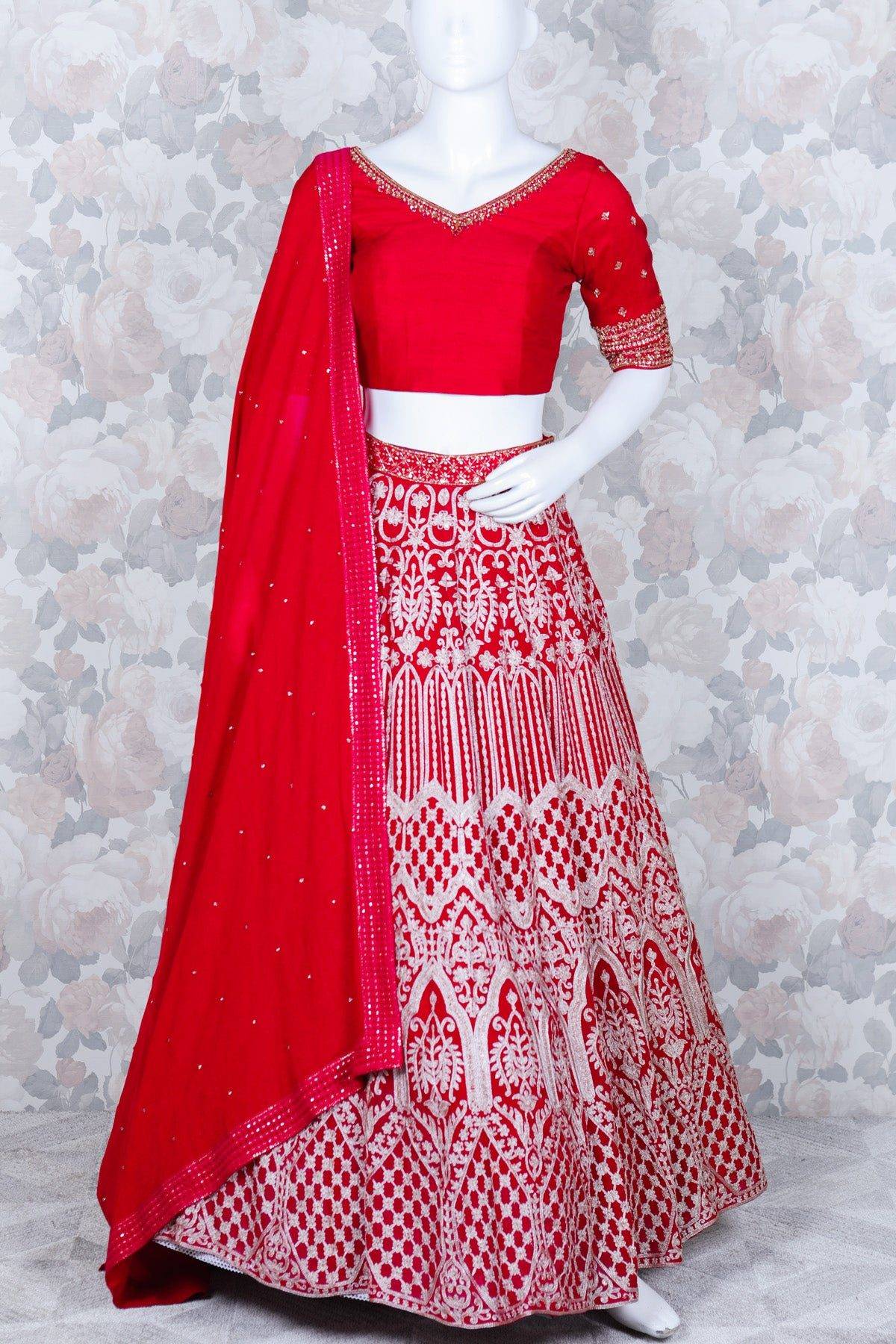 Red Lehenga