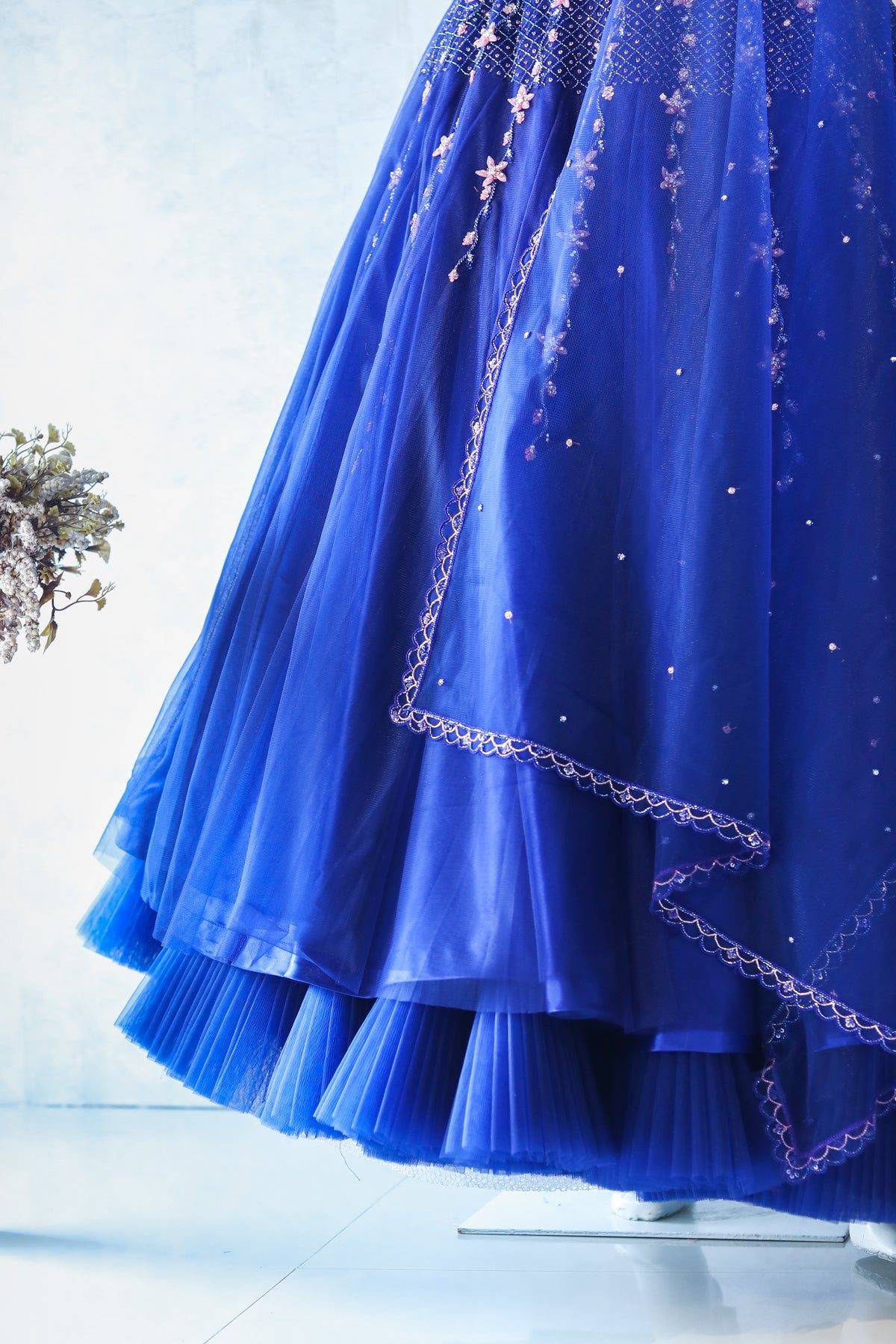 Royal Blue Lehenga