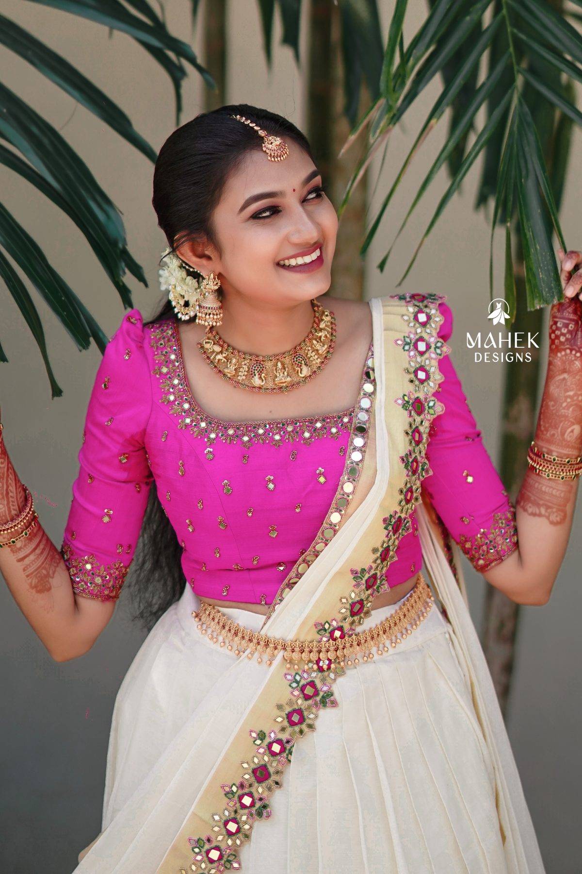 Traditional Handpainted Lehenga