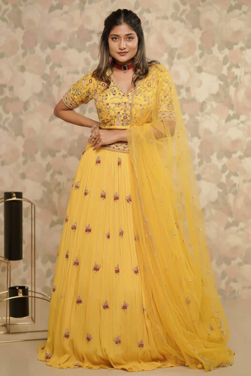 Yellow  Lehenga